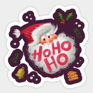 Ho Ho Ho Santa Sticker